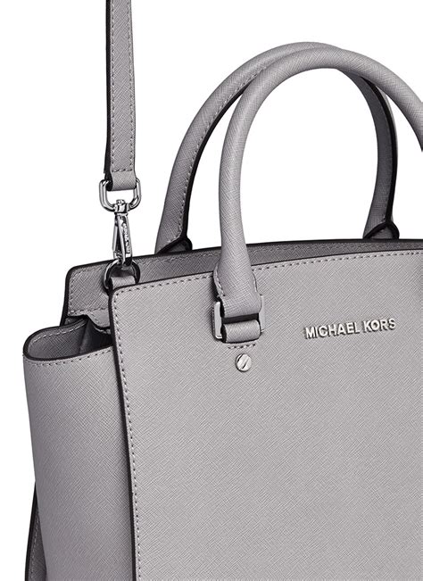 michael kors grey selma bag uk|Michael Kors selma medium satchel.